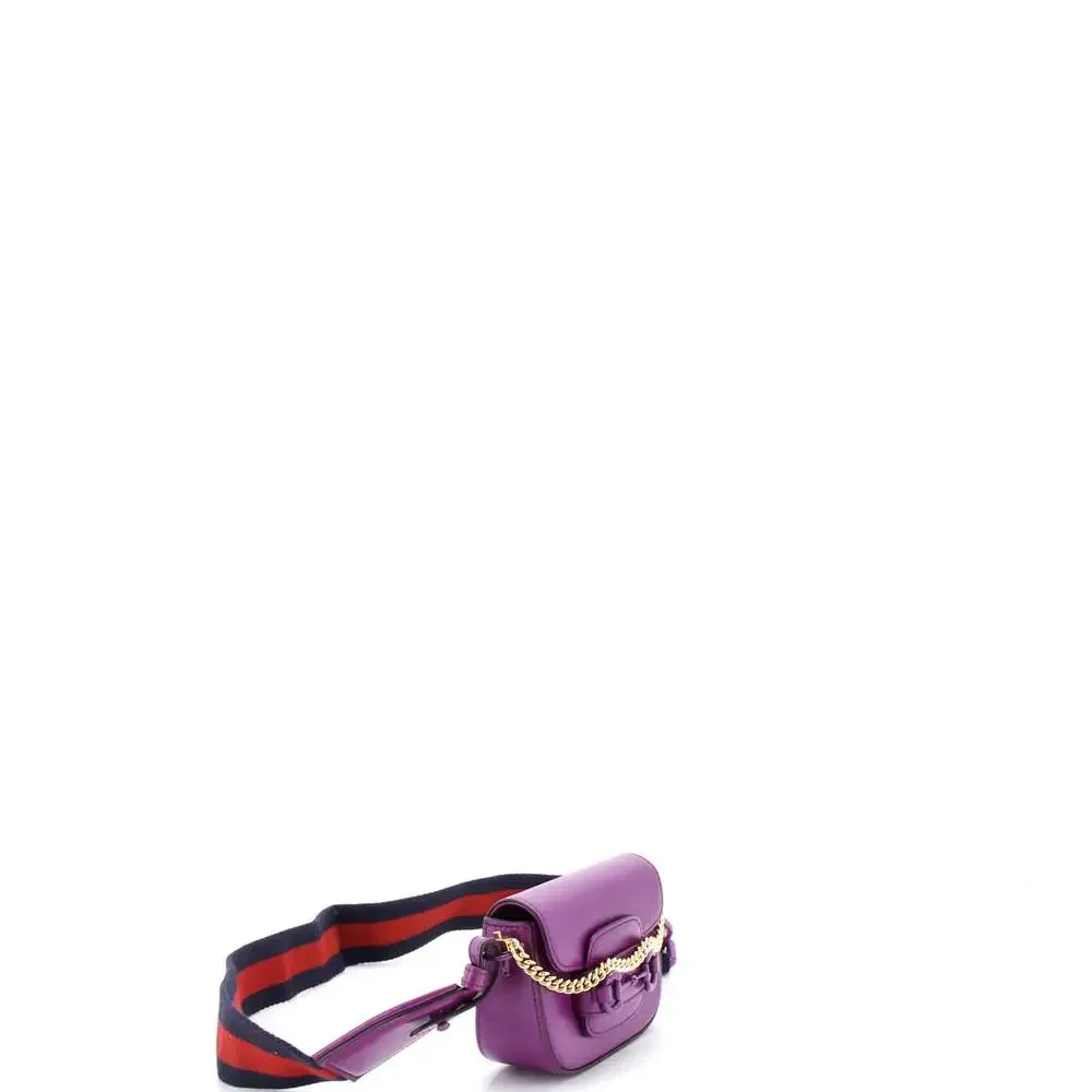 Gucci Horsebit Shoulder Bag Leather #186373G11B - Picture 3 of 7